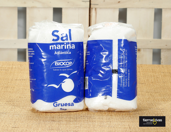 Sal Marina Gruesa Sin Eefinar Biocop (1 Kg) 