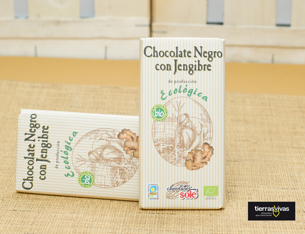 Chocolate Negro y Jengibre Ecológico Solé (100Gr)