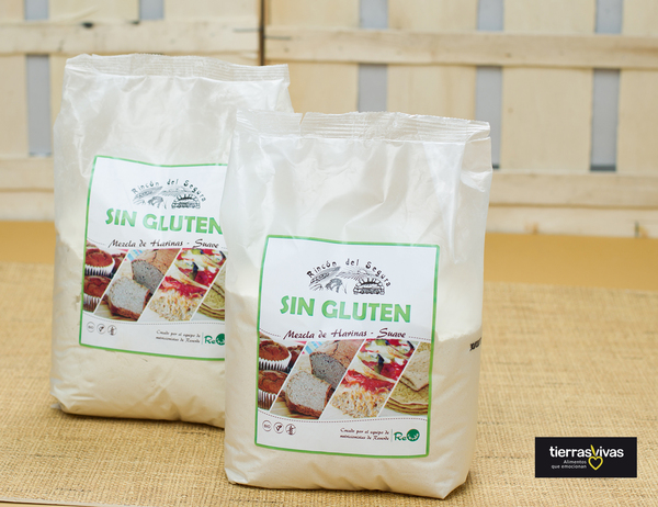 Mezcla suave de harinas ecológica Sin Gluten Rincón de Segura 1 kg