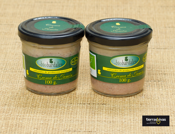 Crema de jamón serrano ecológico Biobardales (100 Gr)