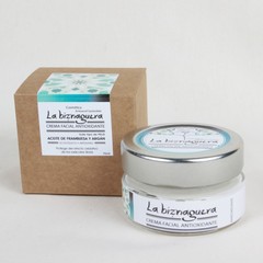 Crema facial ecológica artesana al aceite de frambuesa La Biznaguera 50 ml