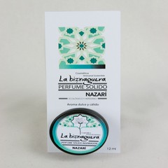 Perfume sólido ecológico "Nazarí"  La Biznaguera 12 ml