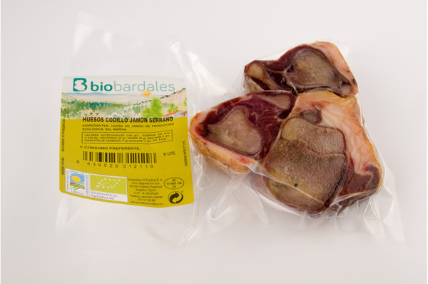 Huesos de codillo de jamón ecológico "BioBardales" (350 gr aprox)