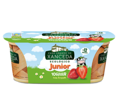 Yogur Junior Fresa Ecológico Casa Grande de Xanceda (2x125 gr)