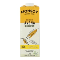 Bebida de Avena Sin Glúten Ecológica Monsoy 1l