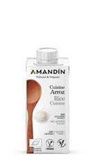 Crema de Arroz para cocinar Ecológica Amandín 200 ml