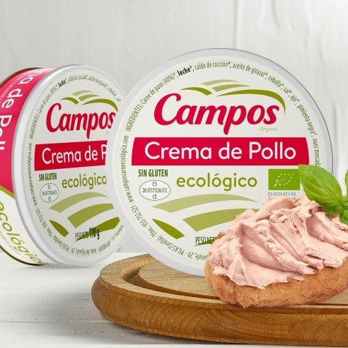 Paté de Pollo Ecológico Campos Lata 110 gr