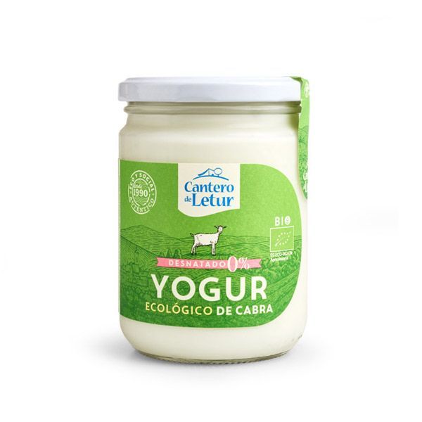 Yogur de Cabra Desnatado Ecológico "El Cantero de Letur" (420 Gr)