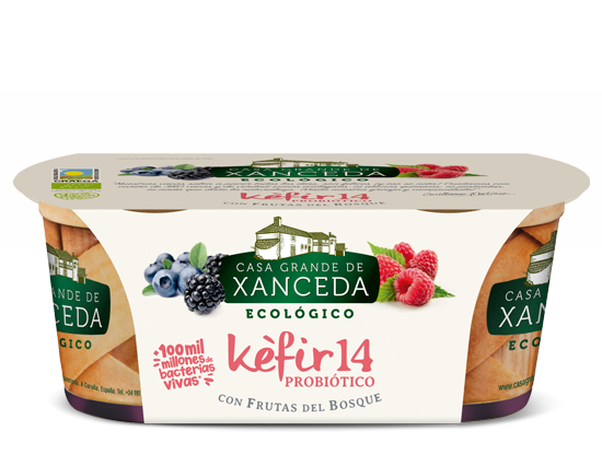 Kefir Con Frutas Del Bosque Ecologico Xanceda 2X125 Grs