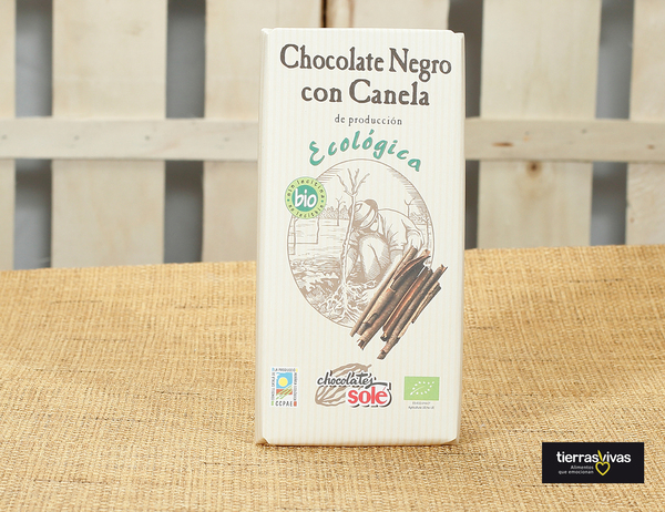 Chocolate Negro con Canela Ecológico Solé (100Gr)
